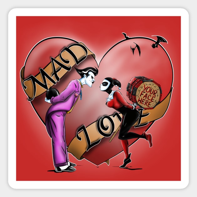 Mad Love Magnet by Gil